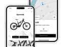 The GPS tracker in the new bikes sends its location to the app via mobile radio. This makes it easier to track down and find the bike in the event of theft.