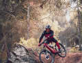 "Fischi" liebt den Downhill - in jeder Form.