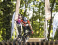 Radon Jab 10.0: „großer Einsatzbereich“. Hier beim Abschlusssprung beim Enduro One in Trieb.