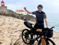 Made it! Markus Weinberg reaches Cabo de Sao Vicente after exactly 7 weeks.