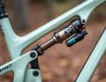 The rear suspension feels as though it has more than 140 millimetres of travel.
