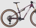Like the frameset, the bike is available in the new colour Deep Orchid.