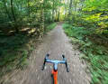 Trail-Rausch auf dem Weg zur Arbeit.