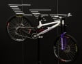 Specially made for this: Troy's Canyon Sender CFR downhill racer in anniversary livery.