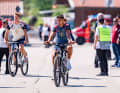 Il semble plutôt prudent sur son vélo : Aleksandr Pavlovic