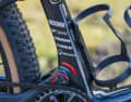 No racing without sponsor logos: the Canyon Lux World Cup Ltd exudes a truly professional feel.