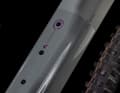 A range extender can also be mounted on the down tube instead of the bottle cage.