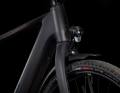 Die integrierten Front- und Rücklichter des Cube Kathmandu E-Bikes bieten eine gute Beleuchtungslösung, die sich in das Design integriert.