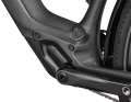 The fully integrated battery is charged directly in the bike via the connection.