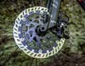 The ABS detects speed and wheel rotation via the perforated discs on the front and rear brakes.