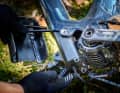 Two bolts and a cover must be removed, then the battery can be pulled downwards out of the down tube.