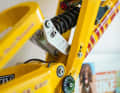 Fat, fat, Alutech: Jürgen Schlender's first frame, the legendary Wildsau model, now serves as office decoration.