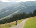 The green grassy mountains of the Kitzbühel Alps are really perfect for warming up with their gentle climbs.