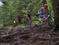 Some sections of the Salzkammergut Trophy are technically demanding and force riders off their bikes for a short time.