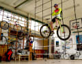 Dutchman Jeroen van Roekel would have enough bikes to fill the Vintage Bike Masters exhibition space alone. He owns an MTB museum in Arnhem with over 700 classic bikes.