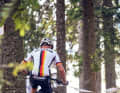 "Some sections of the World Championship course in Les Gets reminded me of trial motocross. I hadn't expected such tough obstacles. The top pros mercilessly rode away from me." Matthias Lauer, German E-MTB Champion