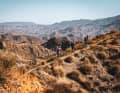 The driest desert in Europe - although the Tabernas Desert occasionally receives a little rain in autumn.