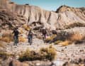 We were still surprised that the track on the map often runs along the river. But you could have guessed that there was no water flowing in the rivers. Keyword: desert.
