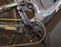 Sram XX1 Rainbow and lots of glitter on the frame - as well as a small chain guide