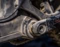The SAG indicator is located on the outside of the bottom bracket so that the suspension can be set up properly despite the integrated shock absorber.