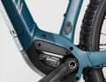 Shimano's EP8 and the 630 Wh battery integrated in the down tube form a good basis on all three models.