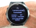 Practical: The contents of the Physio TrueUp should be displayed on all synchronised Garmin devices after the feature update.