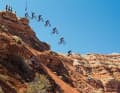 Monster drop: Kyle Strait flies into the depths in the Suicide No Hander. Here in 2015. Kyle won the Rampage with this trick in 2004 and 2013.