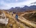The trail descent from the Pordoi Pass to Arabba is one of the most beautiful experiences for bikers on the Sella Ronda: sometimes rough, sometimes gentle, always with magnificent views.