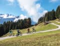 The route leads past beautiful alpine meadows to the Alpengasthof Rellseck.