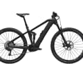 Das TR Modell bietet 120 Millimeter Federweg und rollt vorne wie hinten auf 29 Zoll Laufrädern. Hier das Topmodell TR4* mit Carbonrahmen für mindestens 4999 Euro.