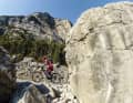 Ultra-Marocche: This tour surpasses all trail expectations that you might have had of Lake Garda: The Marocche, a landscape with thousands and thousands of boulders in the Sarca Valley north of Arco, which fell from the rugged walls of Monte Casale in a huge rockfall after the last ice age and dammed up the Lago di Cavedine, today offer an exciting backdrop for many attractive e-MTB tours.