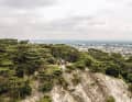 On the outskirts of the city: the Vienna Woods offer a wealth of trails and paths for e-mountain bikers, mostly in the forest. Time and again, the trees provide a view of Austria's capital, like here above Mödling.