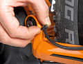 Cable routing Electrical cables should lie close to the frame. Loops and protruding cables can get caught on obstacles and be irreparably damaged.