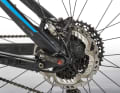 Die Shimano XT-Bremse am Stereo Hybrid 140…