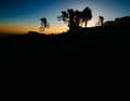 This is how the day can end: The three of us take a "train" and hop over a kicker in the last light in Idyllwild, a Californian natural paradise where the drought is not yet much in evidence.