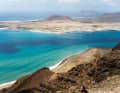 View of the bay: "Seeing blue water like this in winter gets the happiness hormones flowing," says Bryan, thinking of the dark days at home. We also think: I want to go there!
