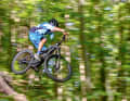 Handling miracle: The Levo bounces, drops and curves through the terrain so that you quickly forget the E in front of the e-bike.