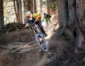 A modern downhill: fast, rough and full of stunts