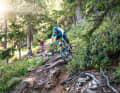 Haideralm Trail: The Haideralm Trail is really tough with its angry roots. It gets dangerous in the wet. Good: there is a tamer alternative.