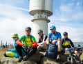 Take a short breather at the summit of the Schneeberg (1051 m), from whose tower the GDR was once bugged.