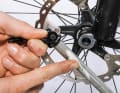 4. grease thru axles: Often thru axles on forks and rear triangles have minimally worn areas where the bare aluminium is exposed to salt and water. If you apply a little grease to the thru axles before the winter, the salt will have no surface to attack at this point. Old nine-millimetre quick-release skewers are usually made of steel and also benefit from a small amount of grease.
