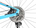 Brake caliper still directly in the frame triangle, Mondraker's rear triangle design does not require a Horst link.