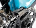 Rocky Mountain Instinct: The integrated chain guide keeps the chain securely in check even on rough terrain and is bolted to the rear triangle to prevent twisting.