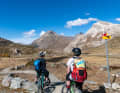 The descent from the Bernina Pass to Pontresina is well signposted and is widely advertised and maintained. However, the signposting away from the main routes could be a little better in the Upper Engadin.