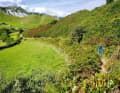 The nature trails make their waves far into the Basque hinterland. The constant ups and downs take their toll.