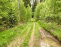 Der kurze Trail zum Fahlenscheid ist bei komoot als Highlight hinterlegt. – hier: Skigebiet Fahlenscheid Olpe.