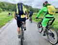 Alex (rechts), Markus (links) und Patrick: meine drei Begleiter heute.