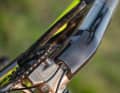 Cannondale Jekyll CRB 3: The carbon protection on the down tube protects the frame from damage.