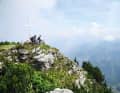Stimulus overload: From the summit of Monte Zugna, you can see across the Adige Valley to Monte Baldo and as far south as Pasubio - unless there is a haze on the rock faces. Then you can only see as far as Monte Finonchio. But it is also full of rewarding trails.