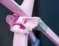The 3D model has already enabled the first functional tests of the rear triangle design.